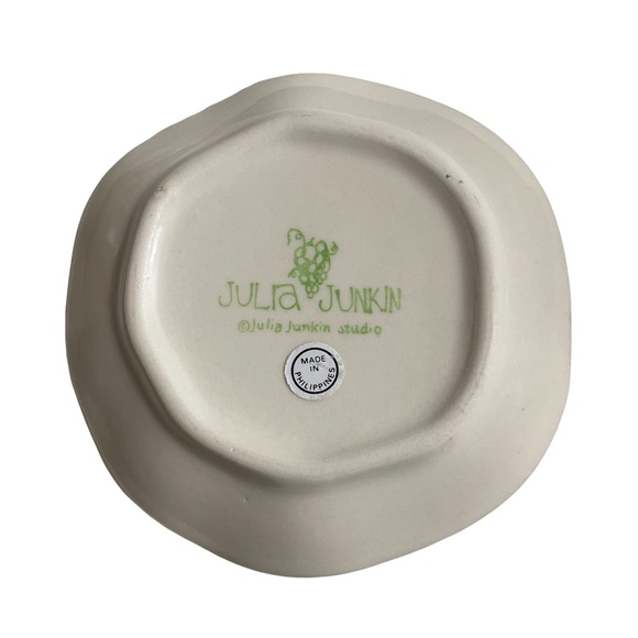 Julia Junkin | Yellow Olive Branch Appetizer Plates - Picture 4 of 4